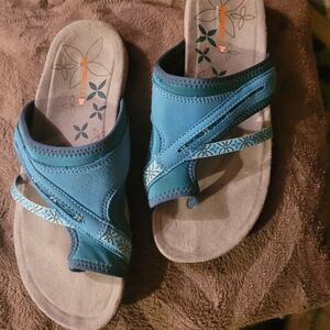 Merrell Blue and Gray Sandals Lightweight Comfort